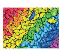 EUROGRAPHICS Puzzle dans une boîte en fer blanc Papillon arc-en-ciel 1000 pièces