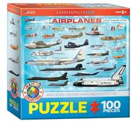 EUROGRAPHICS Puzzle d'avion 100 pièces