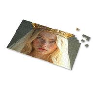 Eurographics Puzzle de 1 000 pièces pour adultes avec couronne dorée, visage serein, beauté royale