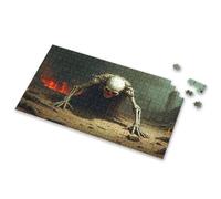 Eurographics Puzzle de 1 000 pièces pour adultes - Cadeau de Pâques pour adultes - Une créature squelettique émerge des ruines