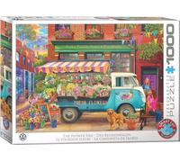 Eurographics Puzzle Der Blumenwagen - Chris Bigelow, 1000 Teile, 6000-5917