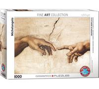 Eurographics Creation Of Adam By Michaelangelo Puzzle (1000-Piece)