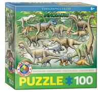 EUROGRAPHICS Puzzle Dinosaures 100 pièces