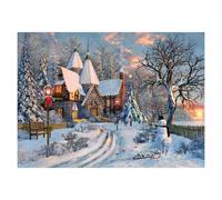 Eurographics Puzzle - Dominic Davison : Christmas Cottage, 1000 pièces