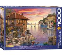 EUROGRAPHICS Puzzle du port de la Méditerranée 1000 pièces