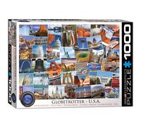 EUROGRAPHICS Puzzle du voyageur du monde - USA 1000 pièces