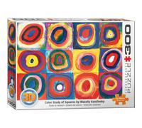 EUROGRAPHICS Puzzle Étude de couleurs Carré Effet 3D XL 300 pièces