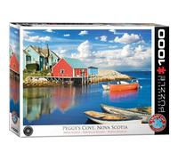 Eurographics Puzzle Fischerhütten in Peggys Cove, Nova Scotia, 1000 Teile, 68 x 48 cm, 6000-5438