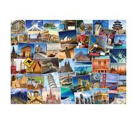 EUROGRAPHICS Puzzle Globetrotter - le monde entier 1000 pièces