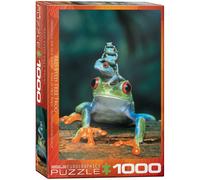 EUROGRAPHICS Puzzle Goutte de rosée aux yeux rouges 1000 pièces