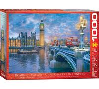 Eurographics Puzzle Heiligabend in London, 1000 Teile, 68 x 48 cm, 6000-0916