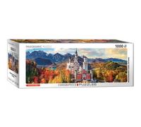 Eurographics Puzzle Herbstliches Neuschwanstein, 1000 Teile Panorama, 33 x 99 cm, 6010-5444