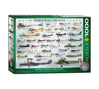 Eurographics Puzzle Kriegsflugzeuge des 1. Weltkrieges, 1000 Teile, 68 x 48 cm, 6000-0087