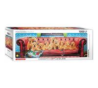 Eurographics Puzzle Labrador Hundesofa, 1000 Teile Panorama, 96 x 32 cm, 6010-5630