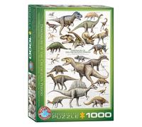 EUROGRAPHICS Puzzle Le monde des dinosaures : craie 1000 pièces