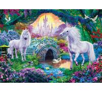 EUROGRAPHICS Puzzle Licornes au pays des contes XL 500 pièces
