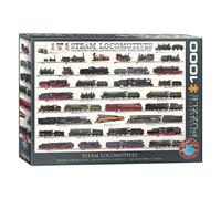 EUROGRAPHICS Puzzle locomotives à vapeur 1000 pièces