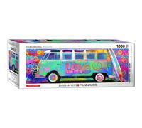 Eurographics Puzzle Love Bus, Hippie Bus, 1000 Teile Panorama, 96 x 32 cm, 6010-5549