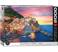 Eurographics Puzzle Manarola au crépuscule, Italie, 2000 pièces, 8220-5635