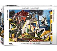 Eurographics Puzzle Mittelmeer Landschaft, 1000 Teile, 68 x 48 cm, 6000-5854