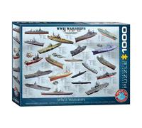 EUROGRAPHICS Puzzle Navires de guerre de la Seconde Guerre mondiale 1000 pièces