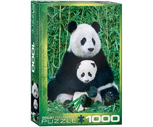 EuroGraphics Puzzle Panda et bébé Panda 1 000 pièces