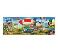 Puzzle 1000 pièces panoramique Eurographics - La Grande Course multicolore