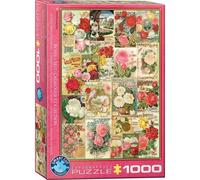 Eurographics Puzzle Rosen Saatgutkataloge, 1000 Teile, 68 x 48 cm, 6000-0810