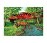 Eurographics Puzzle Sweet Water Brücke von Persis Clayton Weirs, 1000 Teile, 68 x 48 cm, 6000-0834