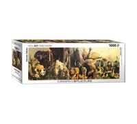 Eurographics Puzzle Tiere der Arche Noah, 1000 Teile Panorama, 96 x 32 cm, 6010-4654