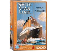 EuroGraphics- Family Farm Tin Titanic Puzzle, 6000-1333, Coloris Assortis, 48 x 68 cm