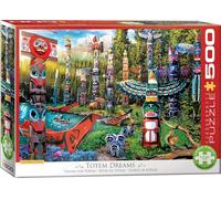 Puzzle Eurographics - Totem Dreams, 500 pièces XXL multicolore