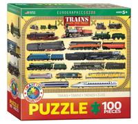 EUROGRAPHICS Puzzle Trains 100 pièces