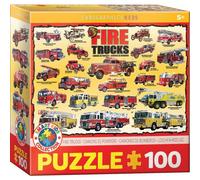 EUROGRAPHICS Puzzle Véhicules de pompiers 100 pièces