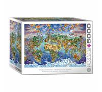 Eurographics Puzzle XXL Merveilles du monde, 5000 pièces, 152 x 102 cm, 8520-5880