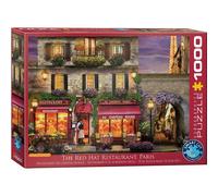Eurographics Puzzle Zum Chapeau Rouge Restaurant in Paris, 1000 Teile, 68 x 48 cm, 6000-0963