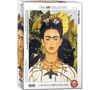 Eurographics Self Portrait With Thorn Necklace And Hummingbird By Frida Kahlo (1000 Piece) Puzzle