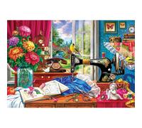 EuroGraphics Sewing Machine Tin Jigsaw Puzzle