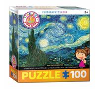 Puzzle Eurographics Starry Night by Vincent Van Gogh Puzzle (100 Piece)