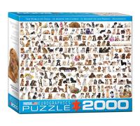 EuroGraphics- The World of Dogs Chiens Puzzle, 8220-0581, Coloris Assortis, 67 x 100 cm