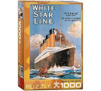 Eurographics Titanic White Star Line 1000 Piece Puzzle