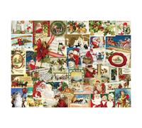 EUROGRAPHICS Vintage Carte de Noël puzzle 1000 pièces