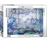 Eurographics Waterlilies By Claude Monet 1000 Piece Puzzle