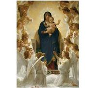 EurographicsPuzzles - The Virgin with Angels - puzzle - 1000 pièces multicolore G
