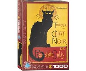 EurographicsPuzzles - Tournee du Chat Noir de Rodolphe Salis - puzzle - 1000 pièces noir G