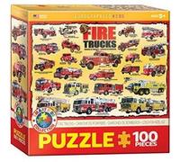 EurographicsPuzzles - Vintage Fire Engines - puzzle - 100 pièces G