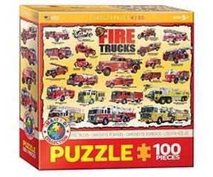 EurographicsPuzzles - Vintage Fire Engines - puzzle - 100 pièces G
