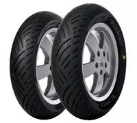 TVS Eurogrip Pneu scooter Bee Connect 120/70-10 54L TL Argenté Avant/Arrière