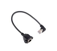 euroharry Câble d'extension Ethernet RJ45 mâle vers femelle Cat6/5e/5 blindé à angle droit