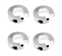 euroharry Lot de 2 arbres de guidage linéaire SBR avec 4 blocs de roulement SBR UU pour imprimante 3D, pièces CNC, acier à haute teneur en carbone chromé (4 butées de rail SBR25, SBR25)